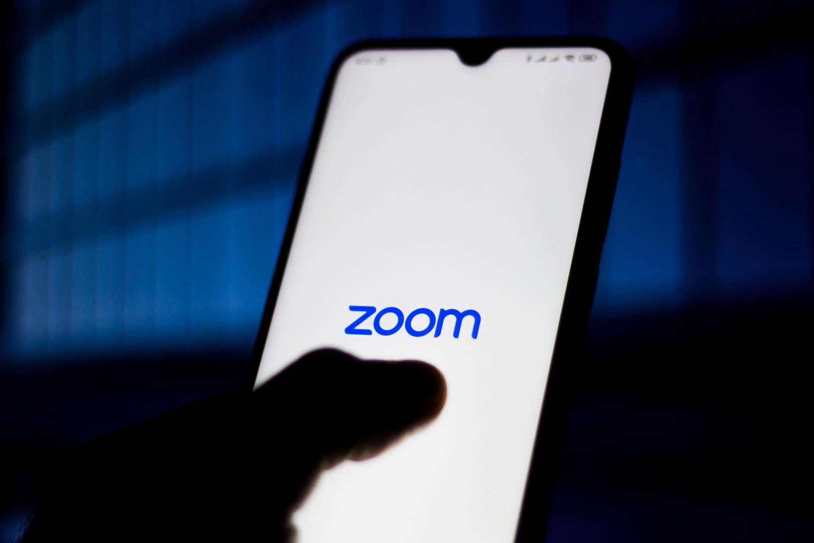 Zoom App Logo iPhone Screen