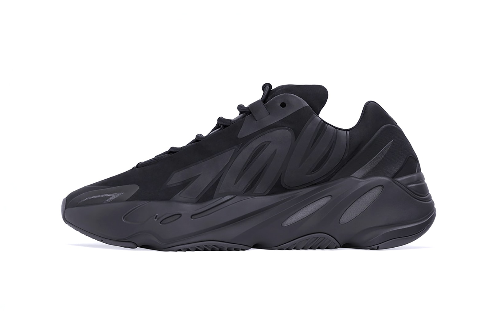 adidas kanye west yeezy boost 700 mnvn sneakers triple black colorway shoes footwear sneakerhead