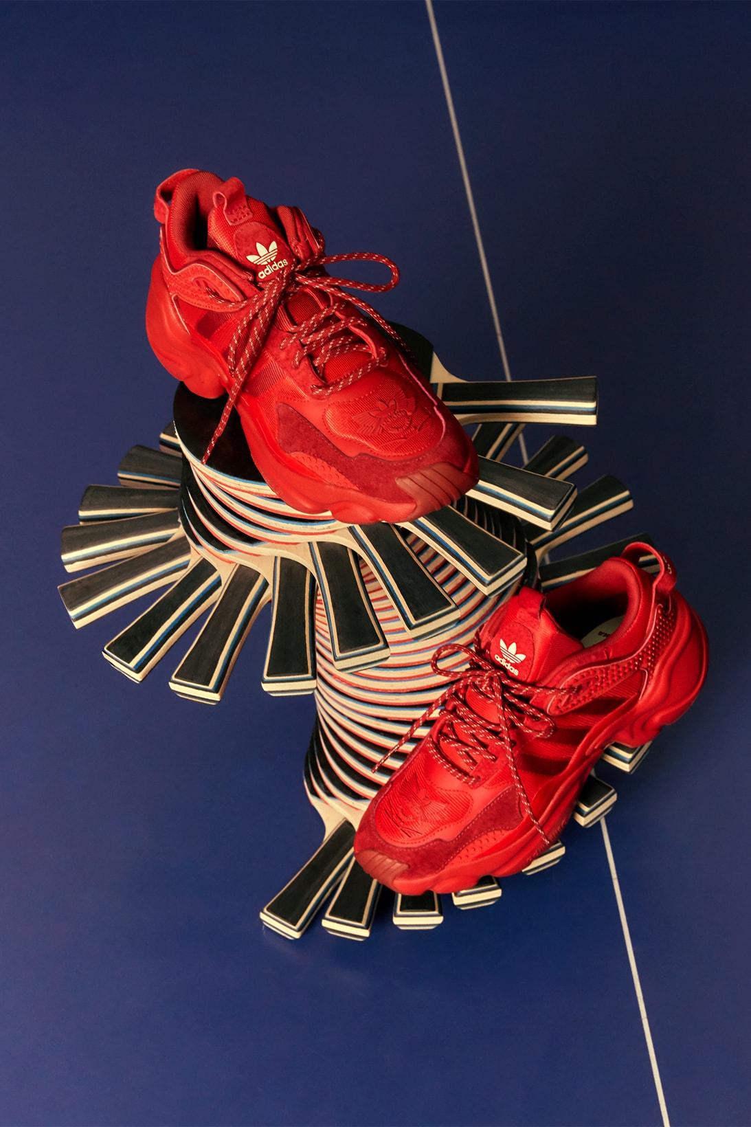 adidas originals angel chen collaboration sleek super kiellor ozweego magmur runner sneakers chinese martial arts shoes footwear sneakerhead