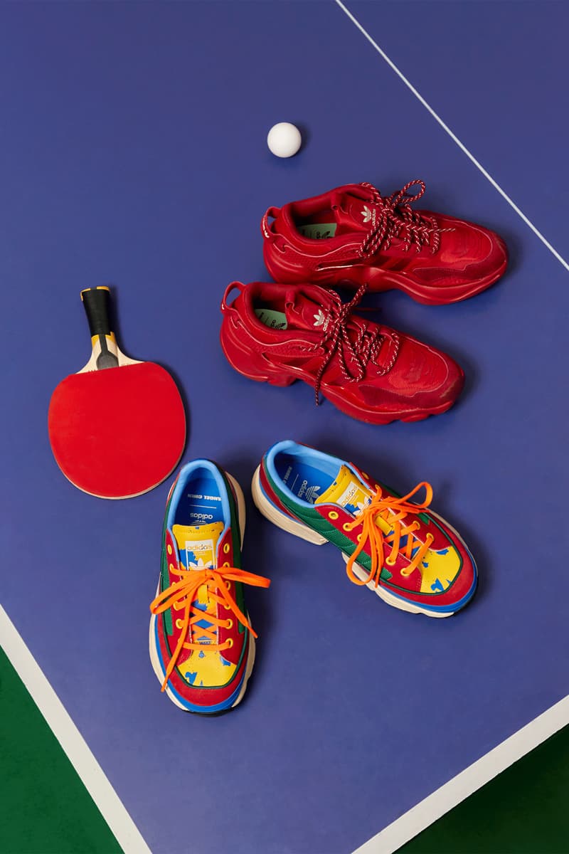 adidas originals angel chen collaboration sleek super kiellor ozweego magmur runner sneakers chinese martial arts shoes footwear sneakerhead