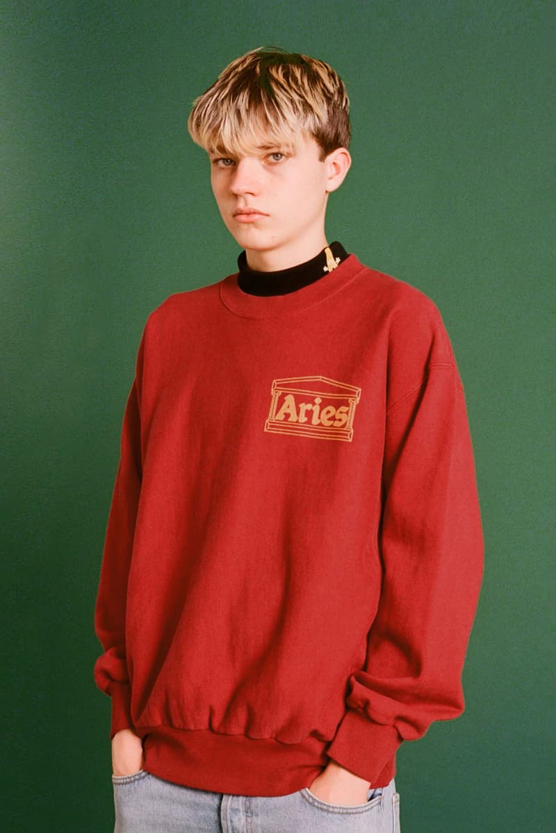 Aries Fall/Winter 2020 Collection Lookbook Logo Shirt Top Button Down