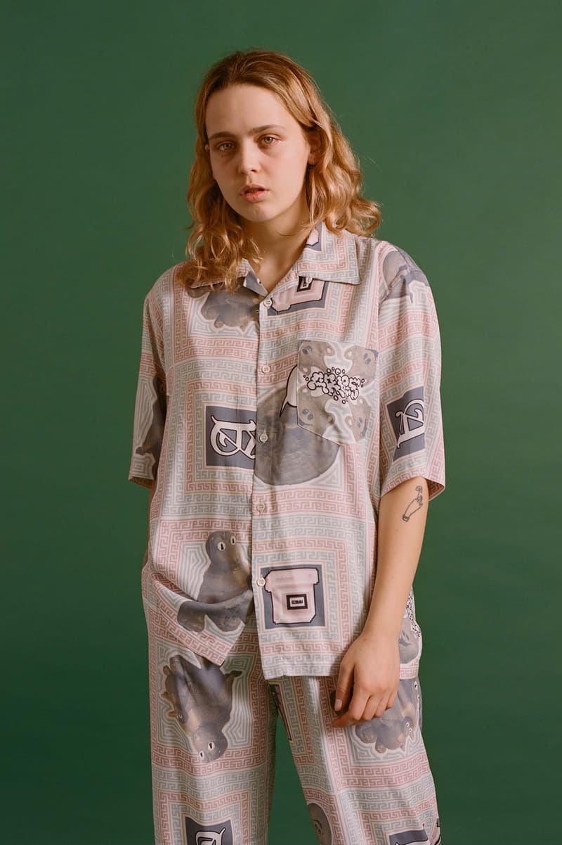 Aries Fall/Winter 2020 Collection Lookbook Logo Shirt Top Button Down