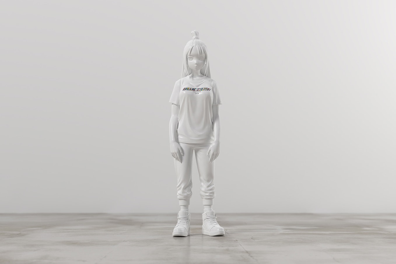 billie eilish takashi murakami uniqlo ut collaboration t-shirts statue teaser 