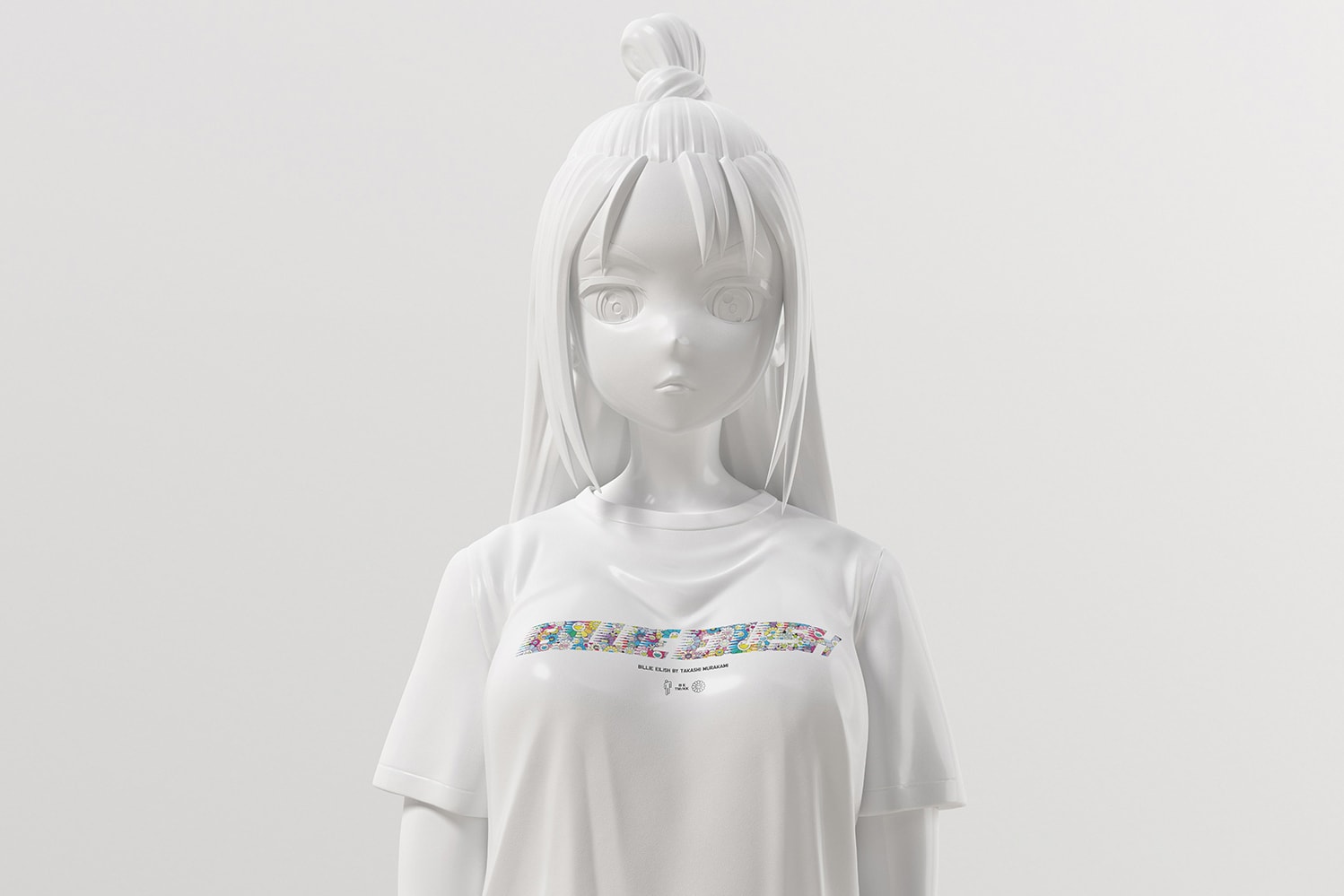 billie eilish takashi murakami uniqlo ut collaboration t-shirts statue teaser 