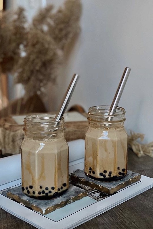 How To Make Bubble Tea Boba At Home Recipe Tapioca Pearls Milk Tea Drink Sweet Dessert 