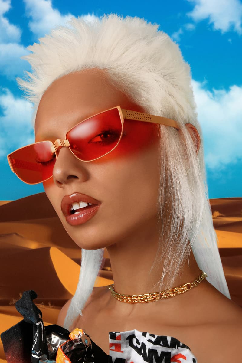 Uglyworldwide Jazzelle Zanaughtti x CHRISHABANA x GLVSS Sunglasses Collection Collaboration
