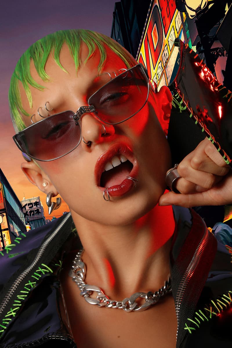 Uglyworldwide Jazzelle Zanaughtti x CHRISHABANA x GLVSS Sunglasses Collection Collaboration