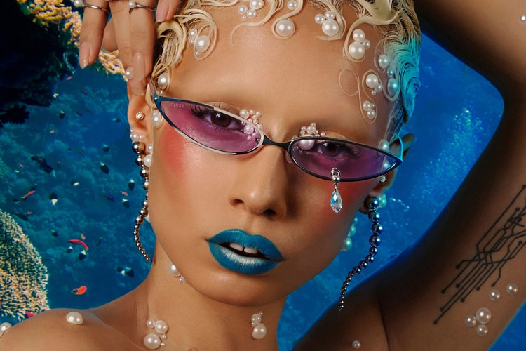 Jazzelle Zanaughtti of Uglyworldwide Designs Collection of Pierced Sunglasses