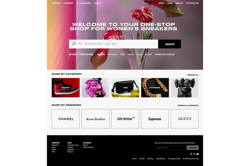 Common Ace Women's Female Sneaker E-Commerce Platform Sophia Chang Romy Samuel Website Launch Interview 