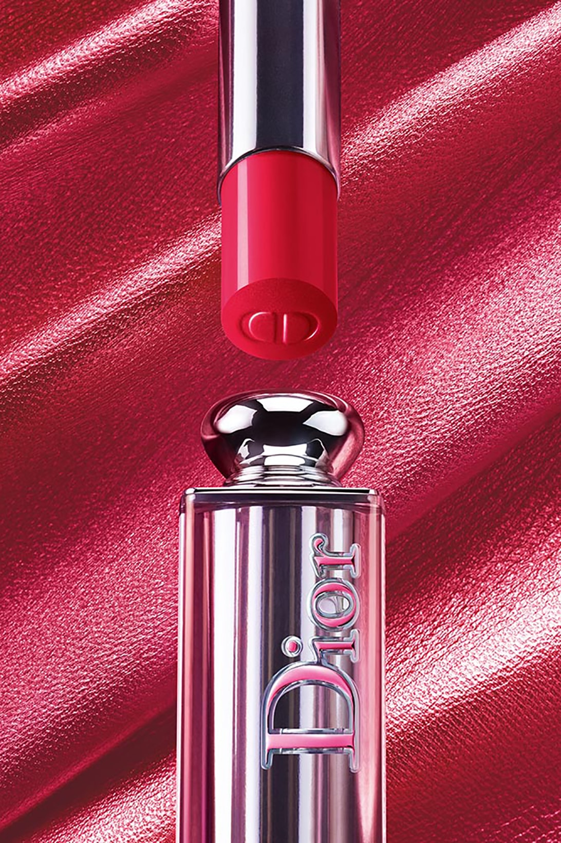 dior beauty addict stellar shine lipsticks pink red cara delevingne makeup