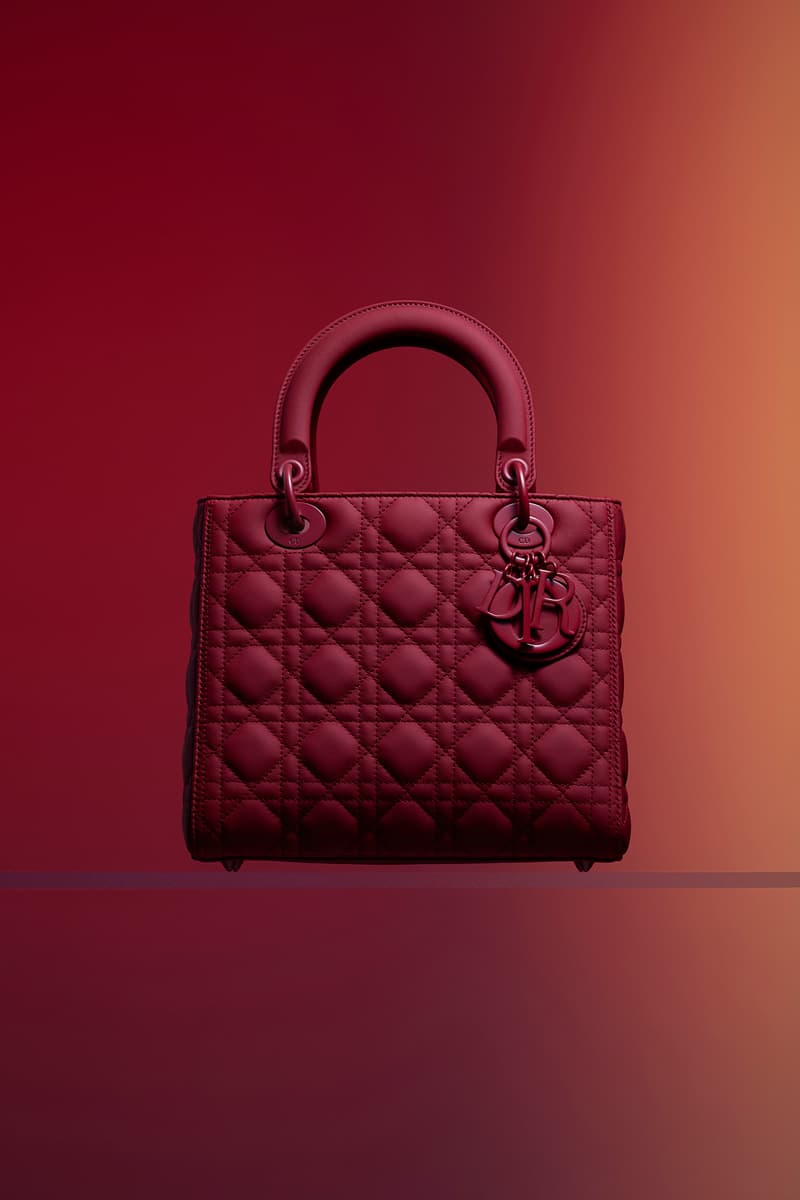 Dior Ultra-Matte Collection Bags Lady Dior Red