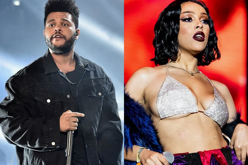 doja cat the weeknd in your eyes remix collaboration song track music artist performer