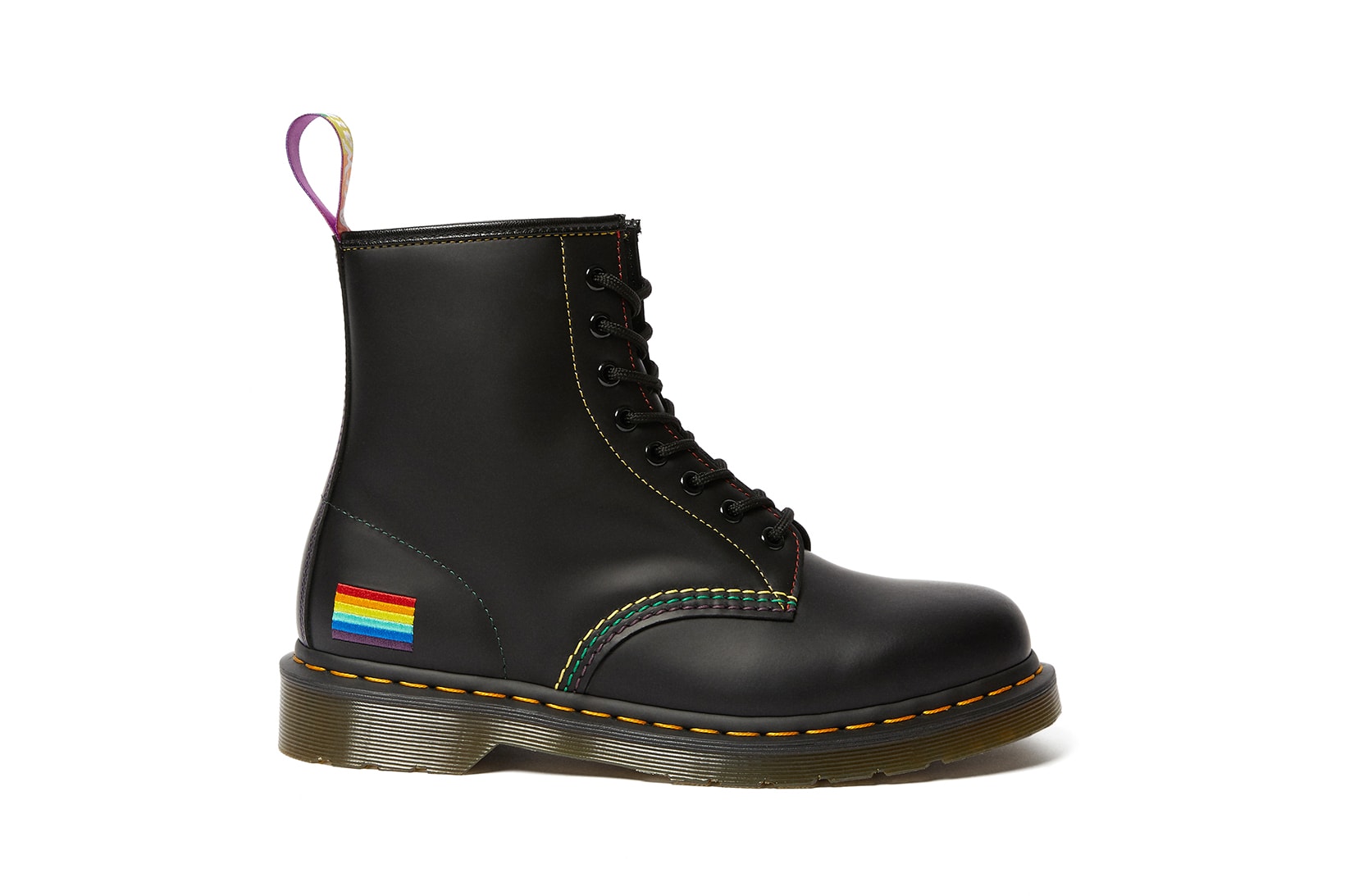 Dr. Martens 1460 Pride Boot Rainbow Black