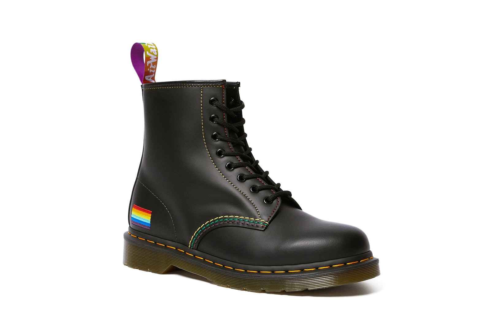 Dr. Martens 1460 Pride Boot Rainbow Black