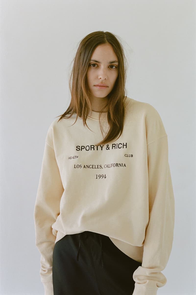 emily oberg sporty and rich spring collection drop 3 wellness club health sweaters