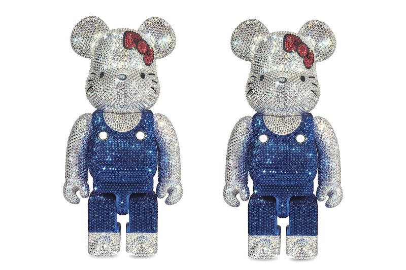 BE@RBRICK's Latest Hello Kitty Toy Is Coated in Swarovski Crystals