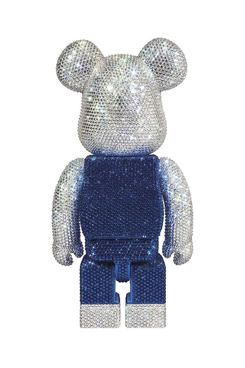 BEARBRICK Hello Kitty Swarovski Crystal Toy 400% Luxury