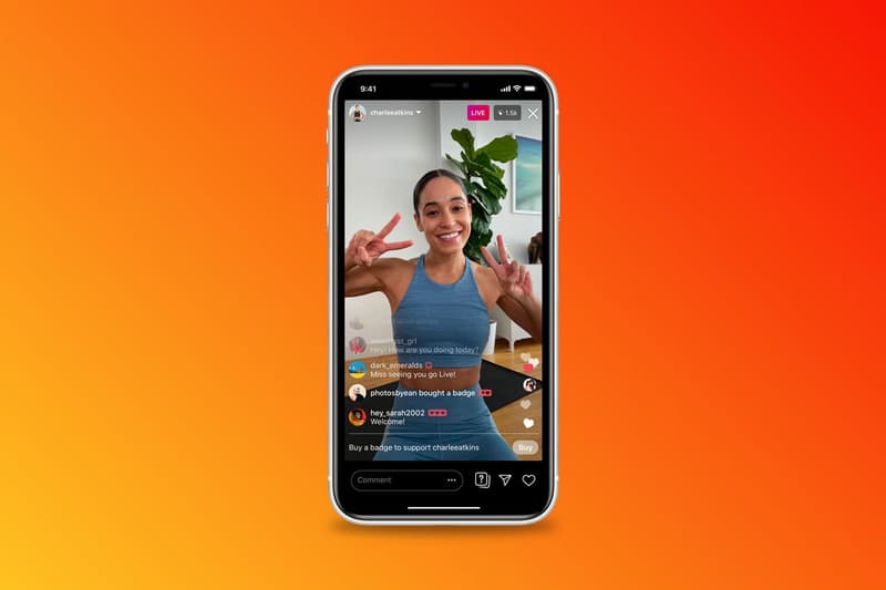 Instagram Live Badges Mobile App iPhone Screen Preview