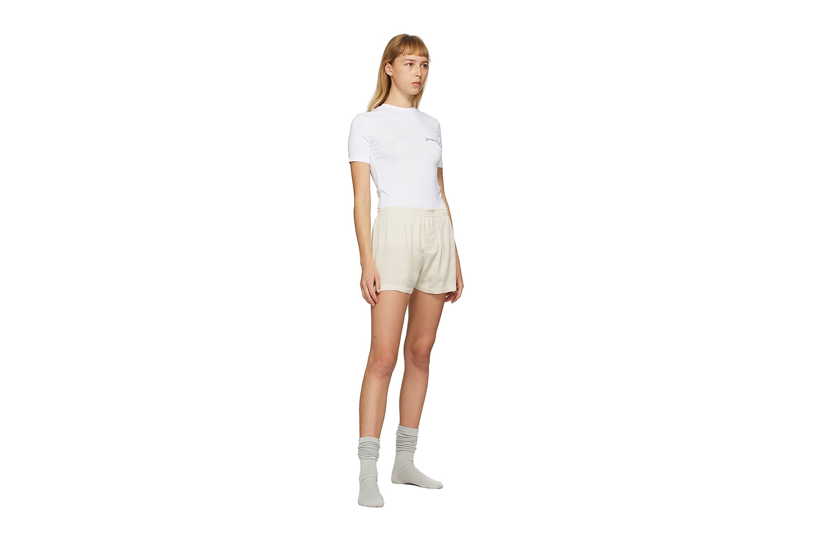 Jacquemus SSENSE Loungewear Collection T-Shirt White