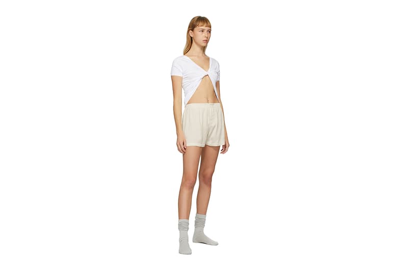 Jacquemus SSENSE Loungewear Collection Le Shirt Sprezza Crop Top