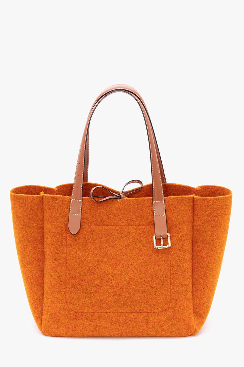 orange and blue bag