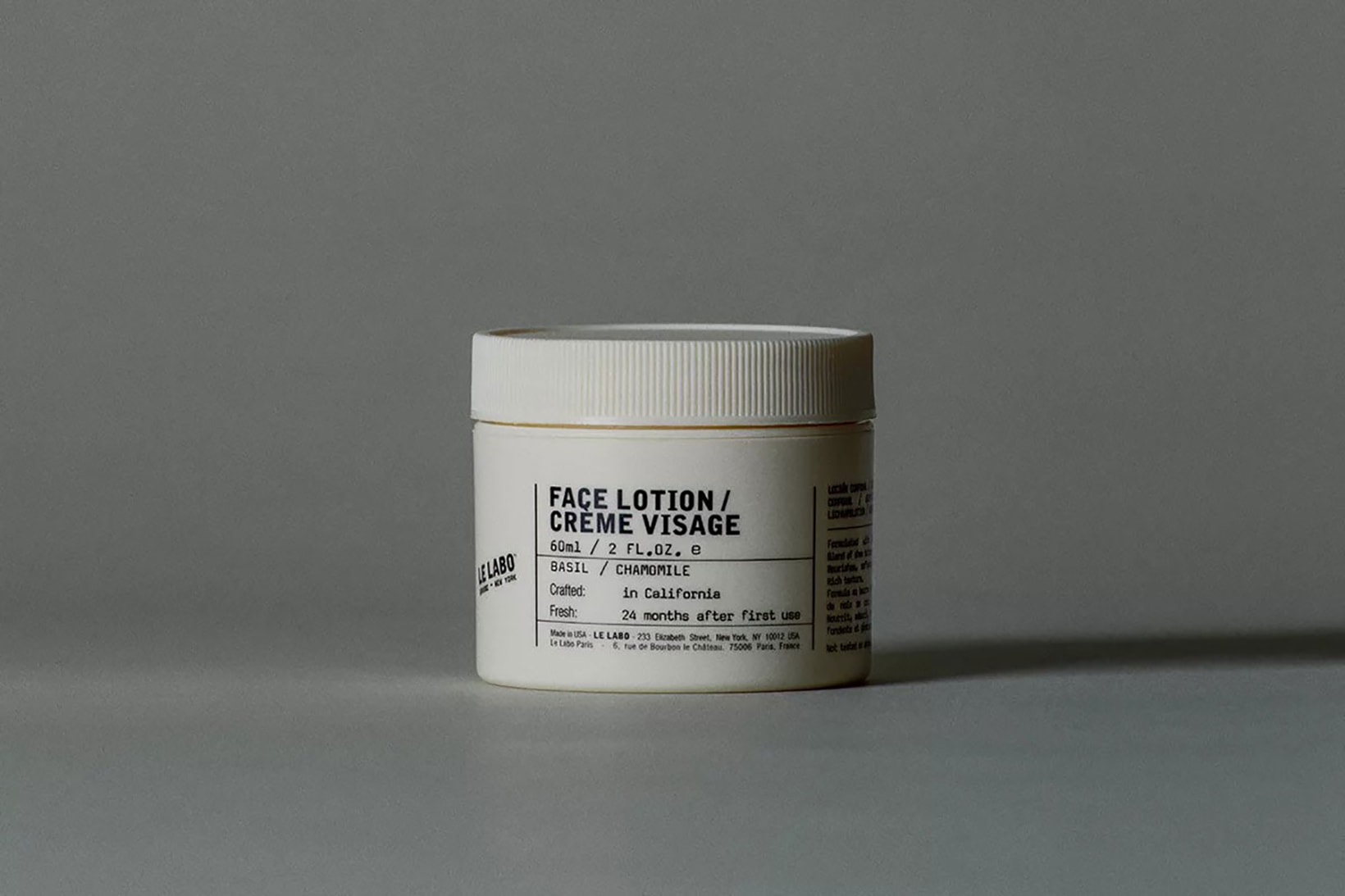le labo basil face cleansing oil lotion moisturizer skincare vegan plant based 
