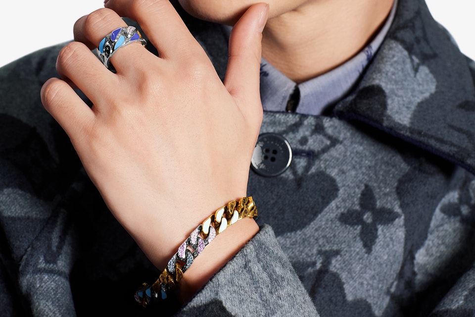 Louis Vuitton Chain Monogram Bracelet mens accessories