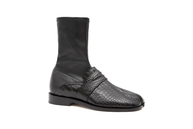 margiela snakeskin boots