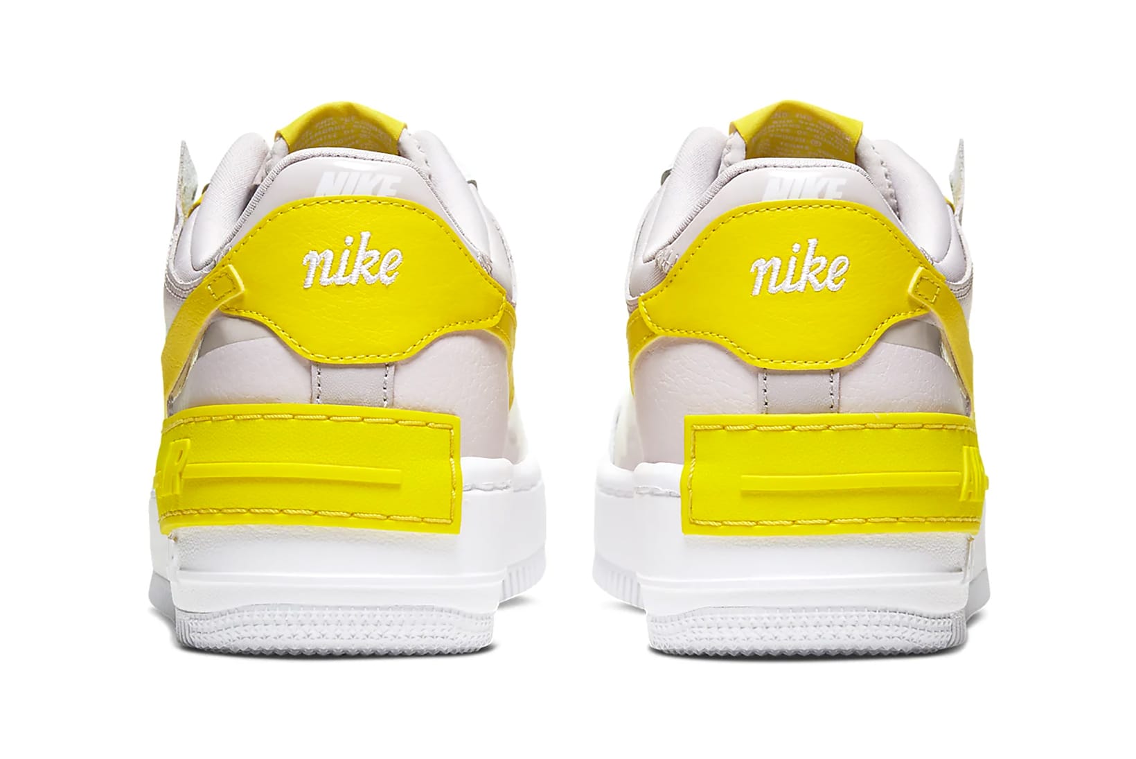 nike air force pink yellow