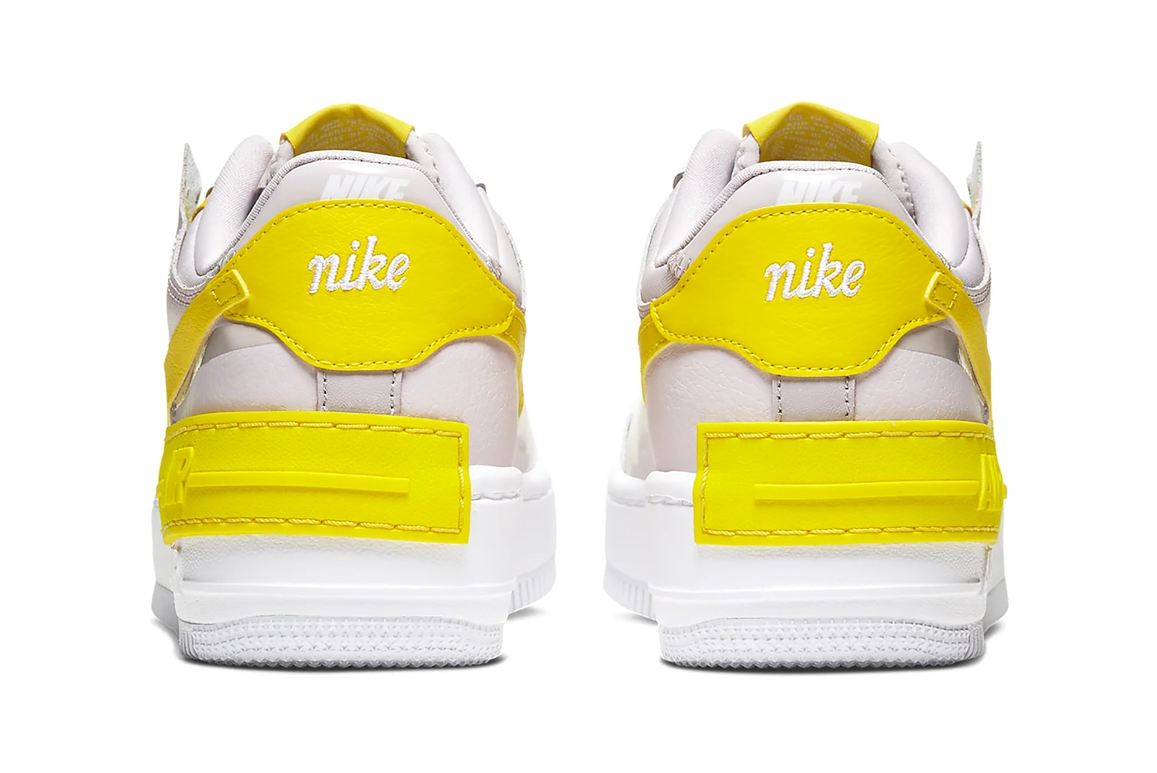 nike air force 1 shadow womens sneakers yellow nude pink white shoes footwear sneakerhead