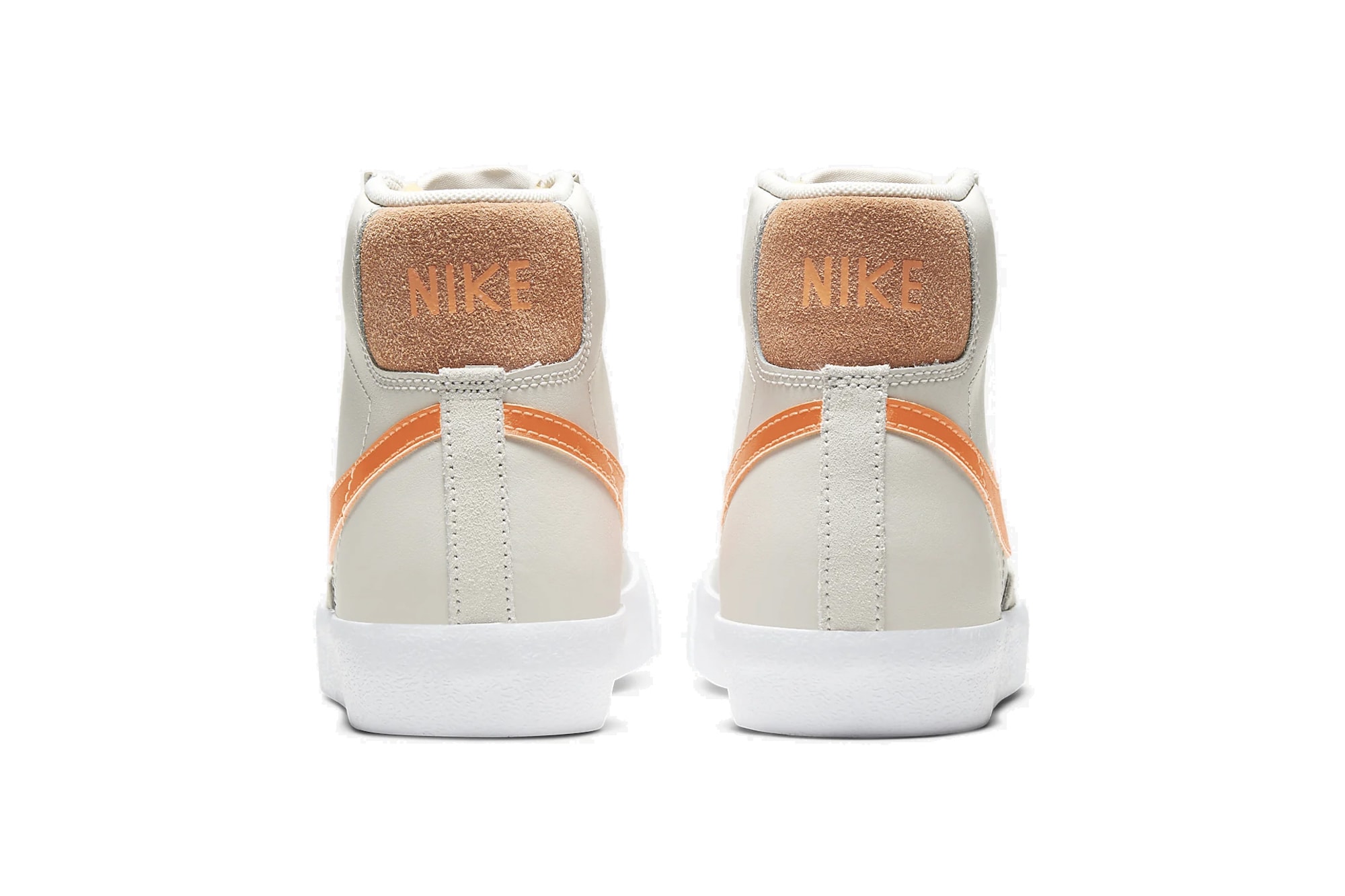 Nike Blazer Mid "Total Orange" Sneaker Release Beige Retro Trainer Shoe