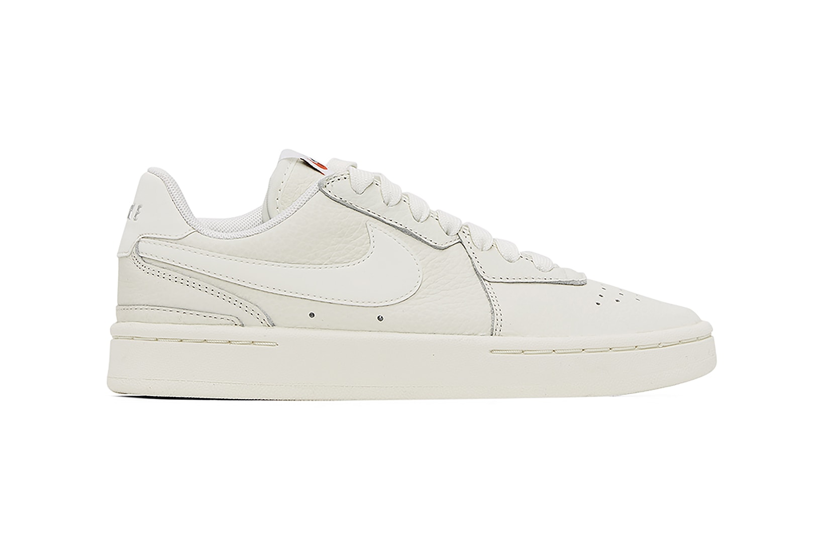 ssense nike leather court blanc minimalist white sneaker exclusive womens where to shop