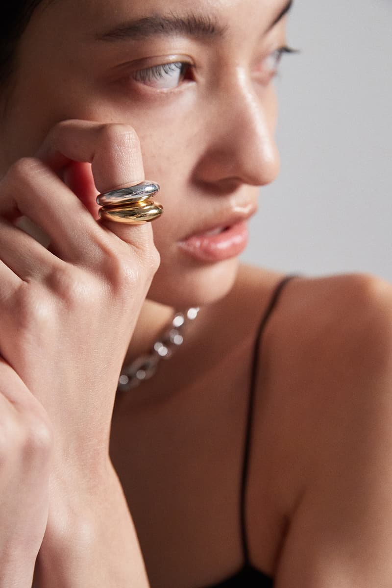 numbering jewelry pre fall collection necklaces bracelets earrings rings anklets gold silver