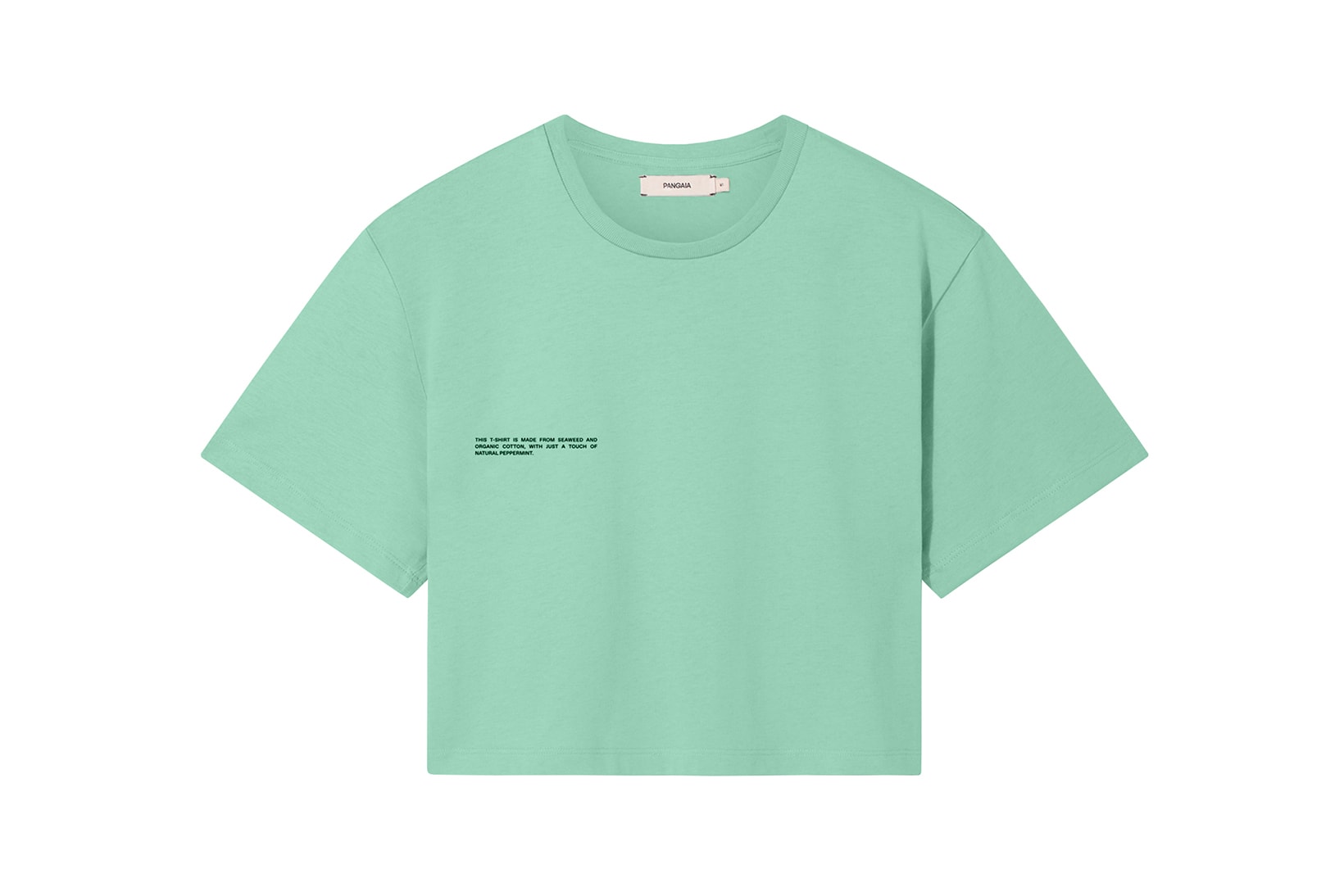 Pangaia Seaweed Family Collection Crop T-Shirt Mint