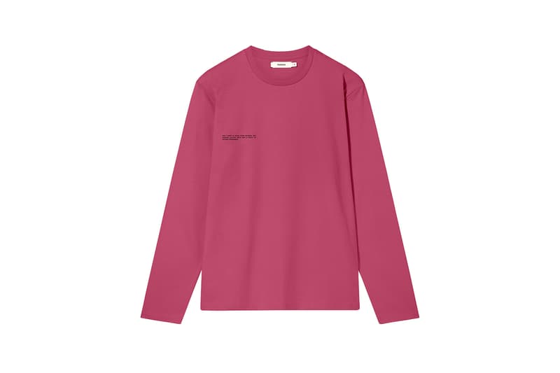 Pangaia Seaweed Family Collection Long Sleeve Cherry