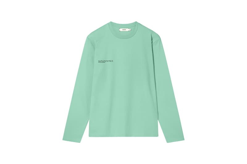Pangaia Seaweed Family Collection Long Sleeve Mint