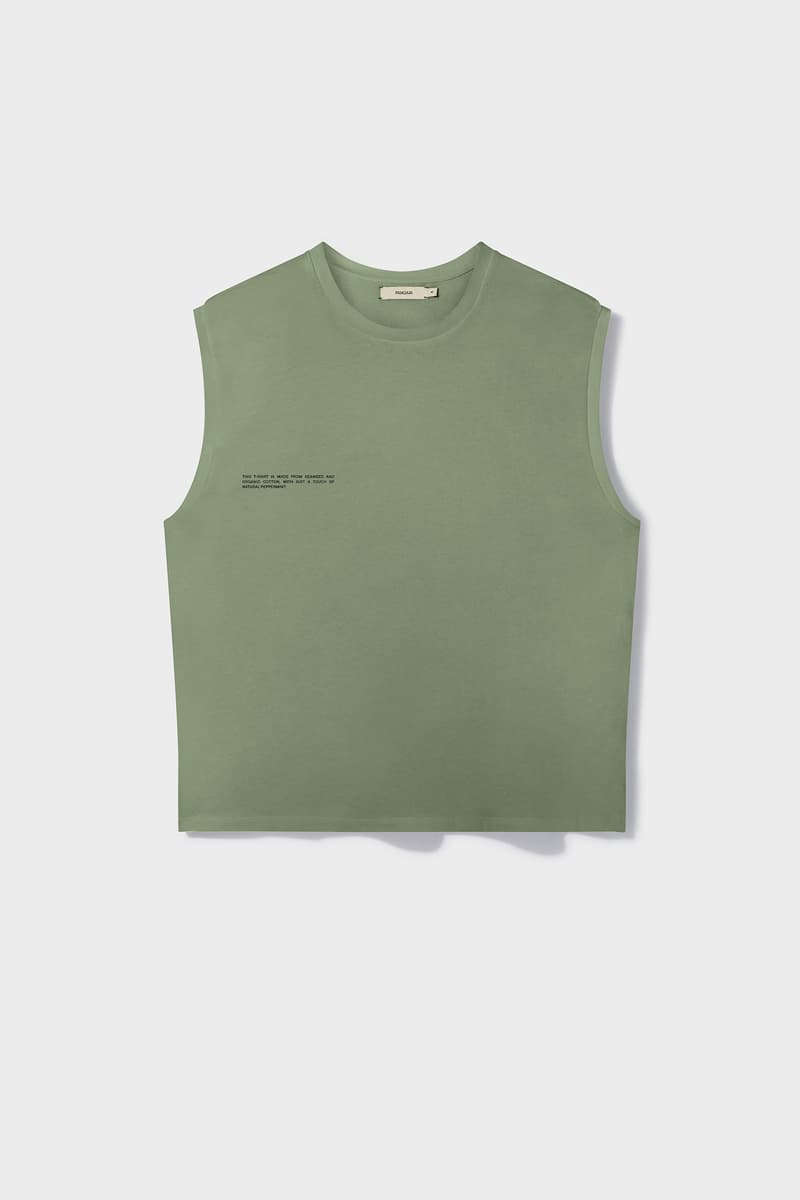 Pangaia Sleeveless Shirts Dye Collection Release White Red Blue Green
