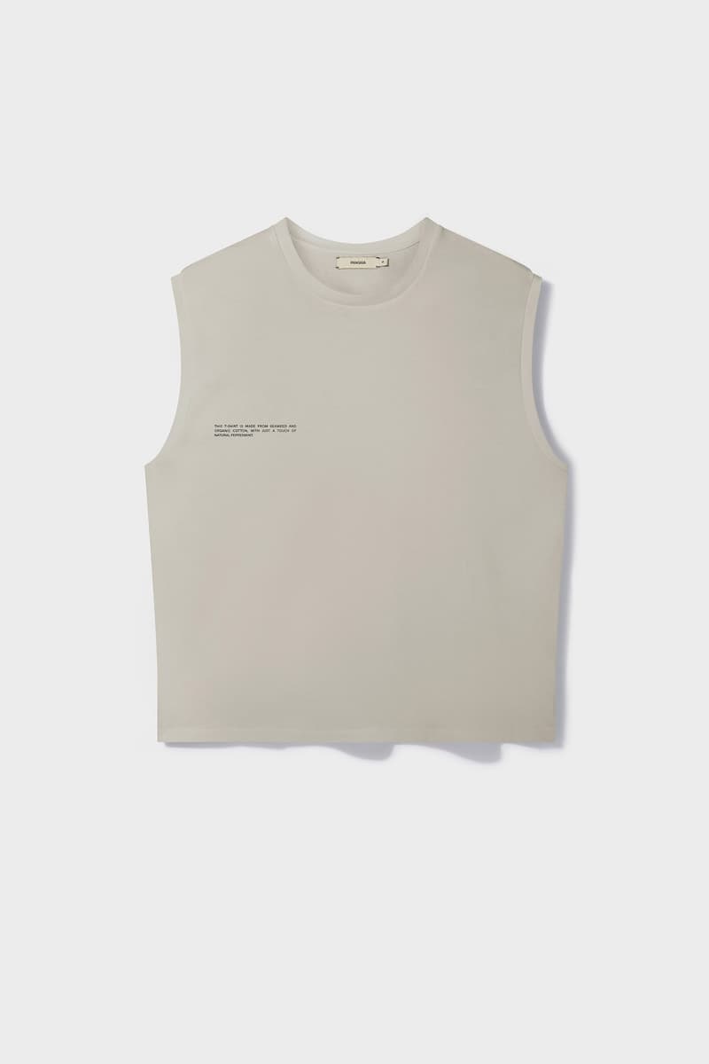Pangaia Sleeveless Shirts Dye Collection Release White Red Blue Green