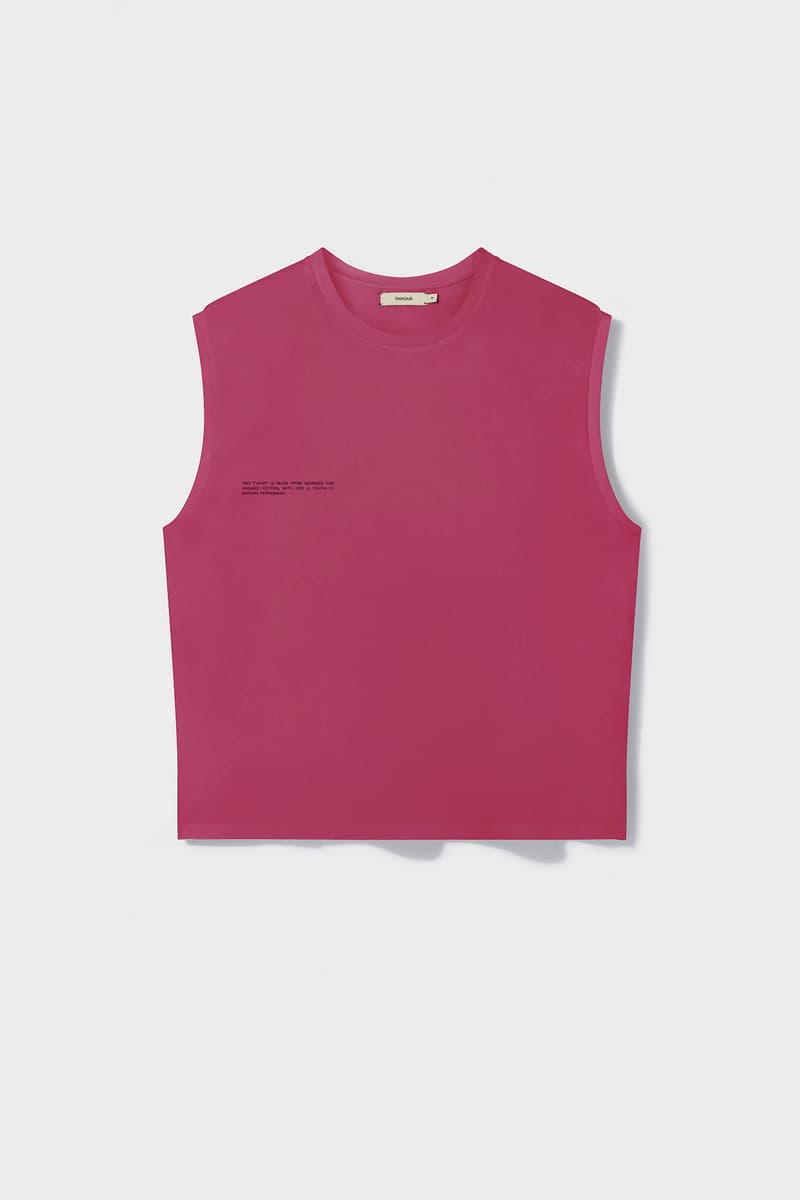 Pangaia Sleeveless Shirts Dye Collection Release White Red Blue Green