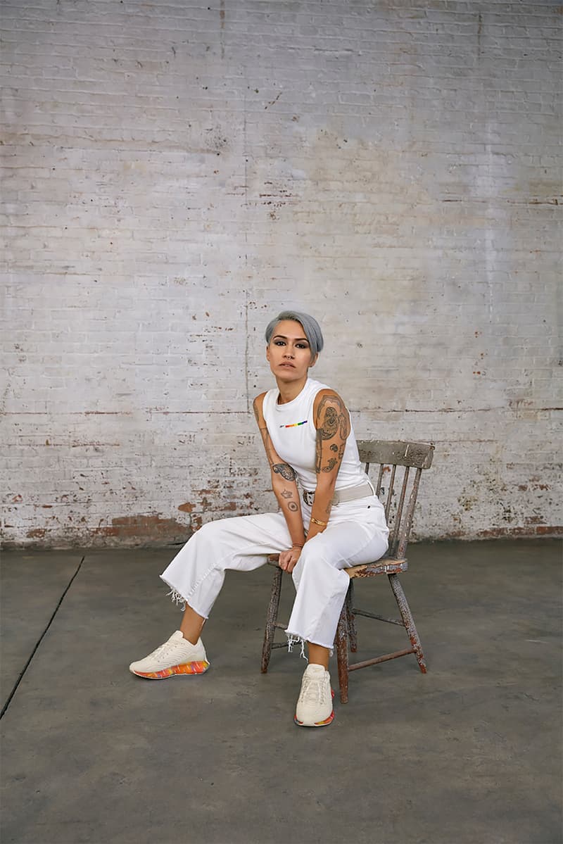 reebok all types of love pride month collection sneakers lgbtq proud notes campaign charity donation