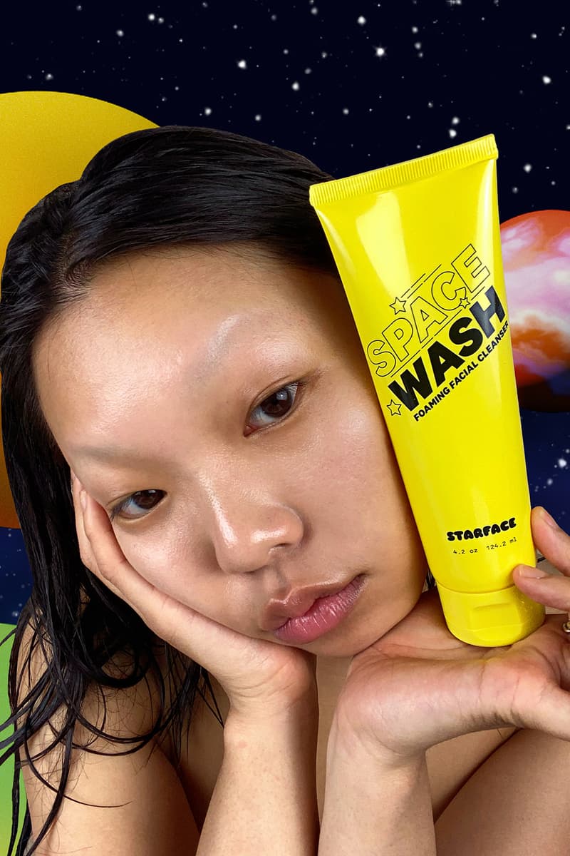starface space wash facial foaming cleanser skincare clean beauty vegan plant based