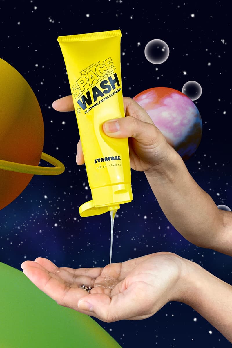 starface space wash facial foaming cleanser skincare clean beauty vegan plant based