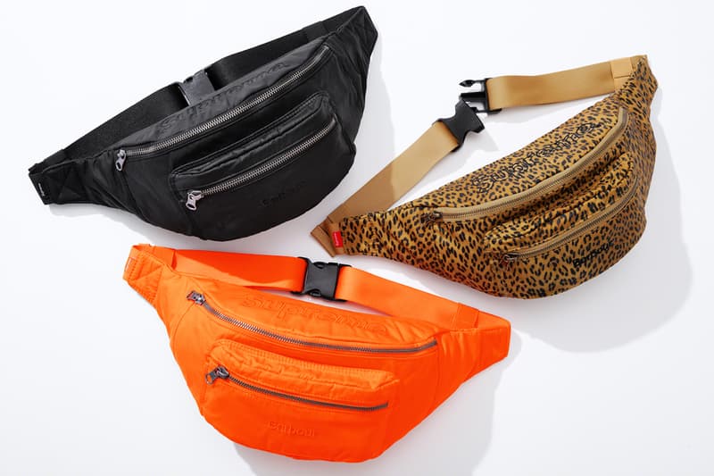 supreme barbour spring summer collaboration jackets outerwear black orange leopard print fashion