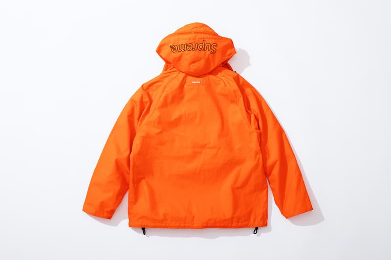supreme barbour spring summer collaboration jackets outerwear black orange leopard print fashion