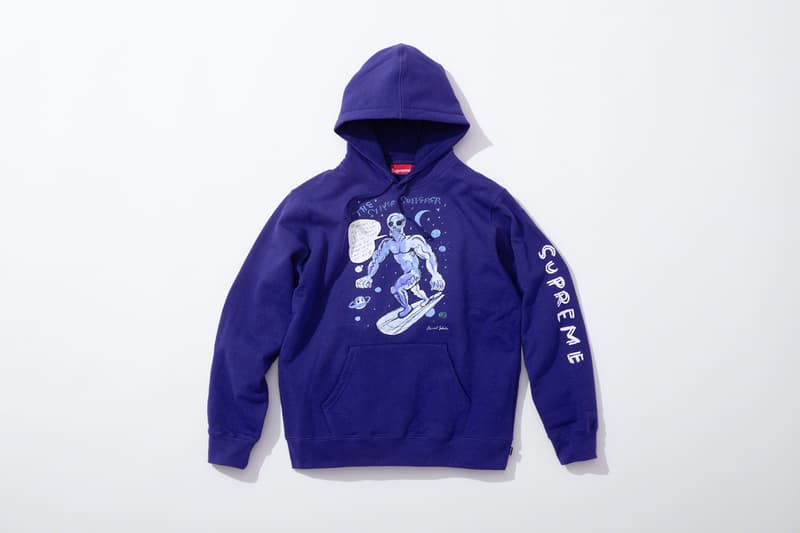 supreme daniel johnston spring summer collaboration art shirts black blue orange pink green white