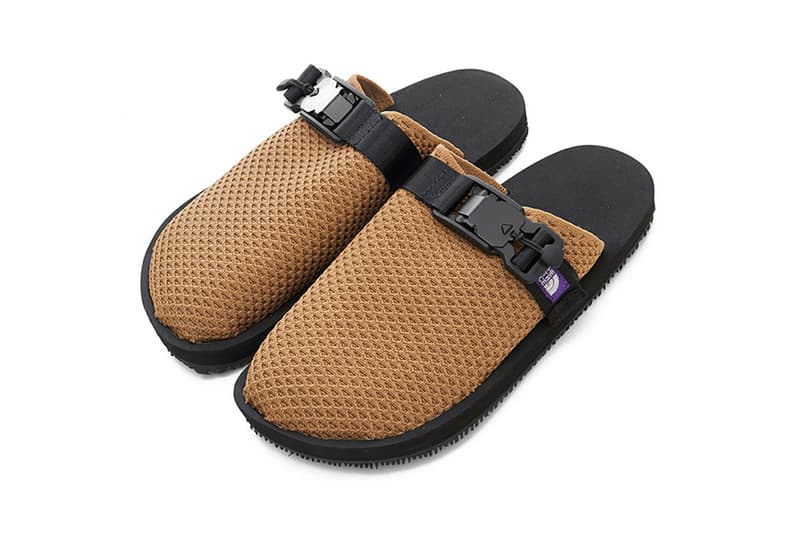 the north face purple label sandals brown beige black knit leather buckled shoes footwear