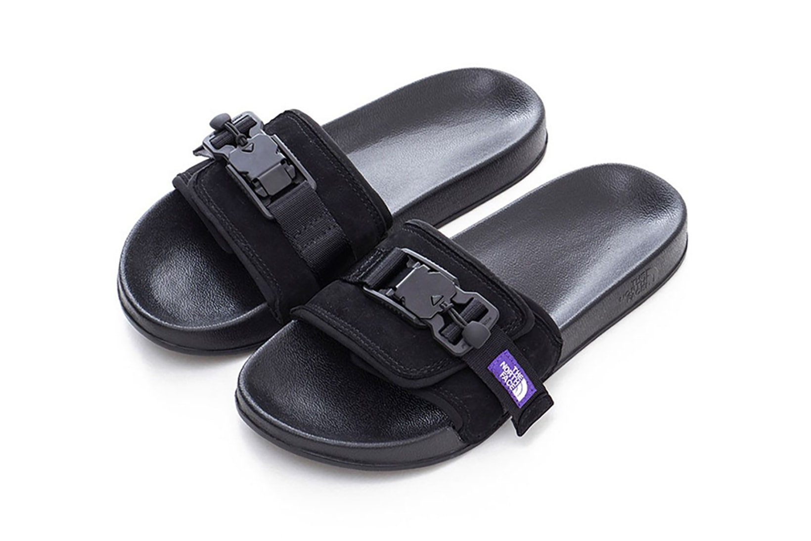 the north face purple label sandals brown beige black knit leather buckled shoes footwear