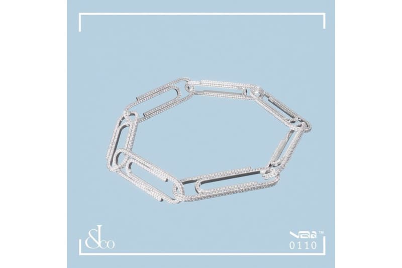 virgil abloh jacob and co office supplies jewelry paperclips rose gold yellow white