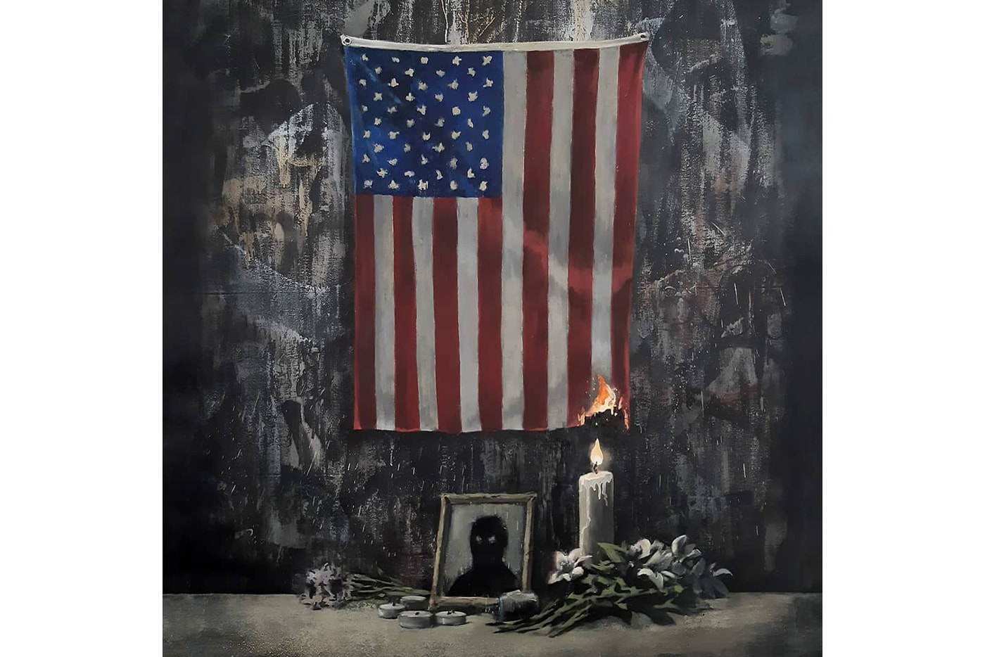 banksy black lives matter new painting george floyd racism racial injustice