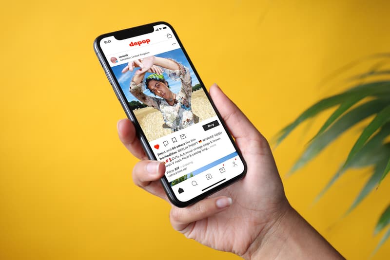 Depop App iPhone Screen Logo